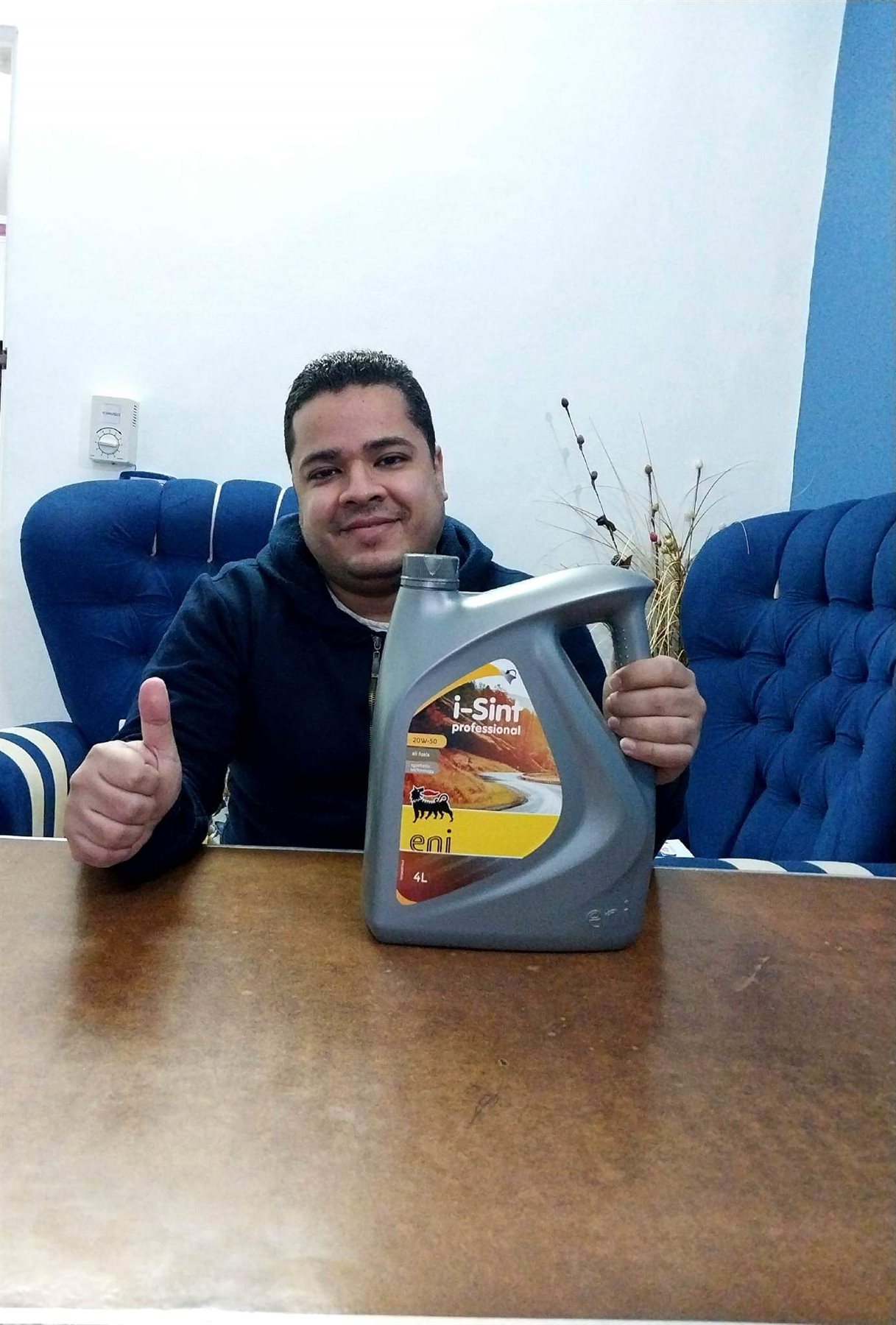 الفائز بالمسابقة مصطفي كامل